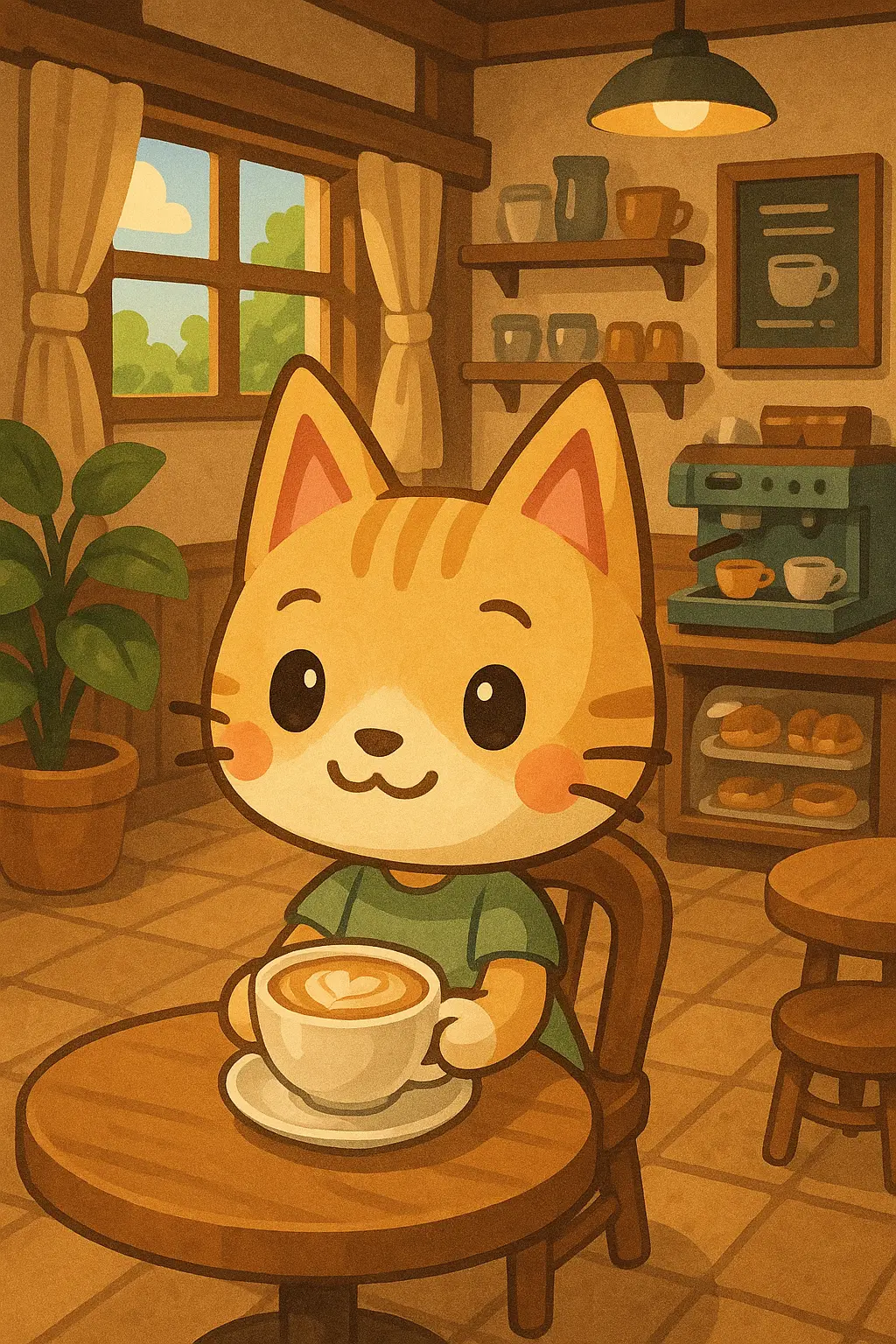 猫咪村民的咖啡时光