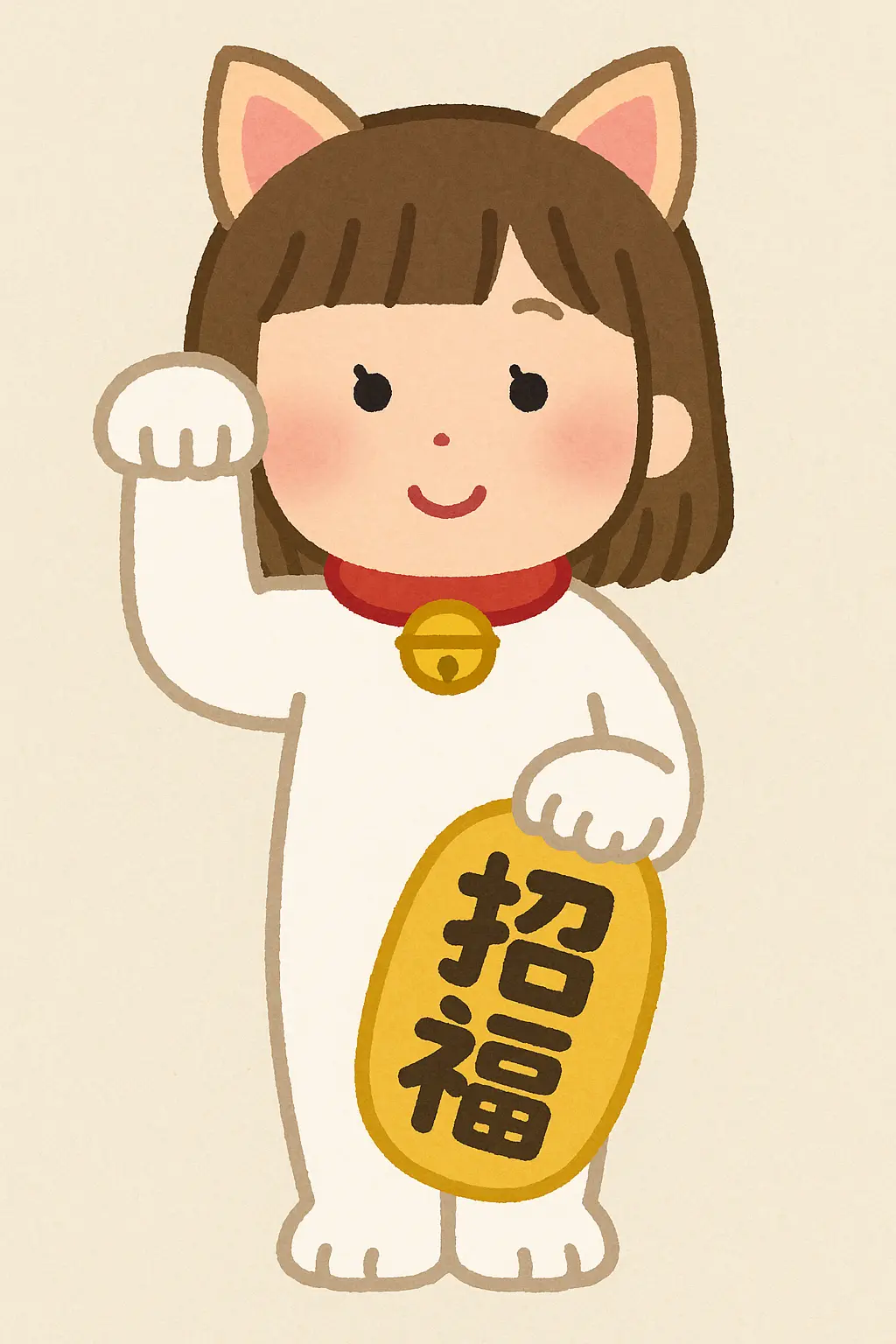 招财猫女孩