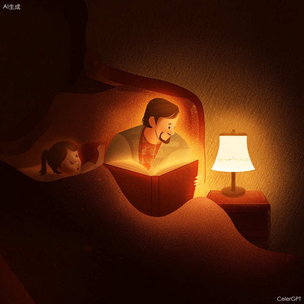 MJ 插画模板：睡前故事 4/4